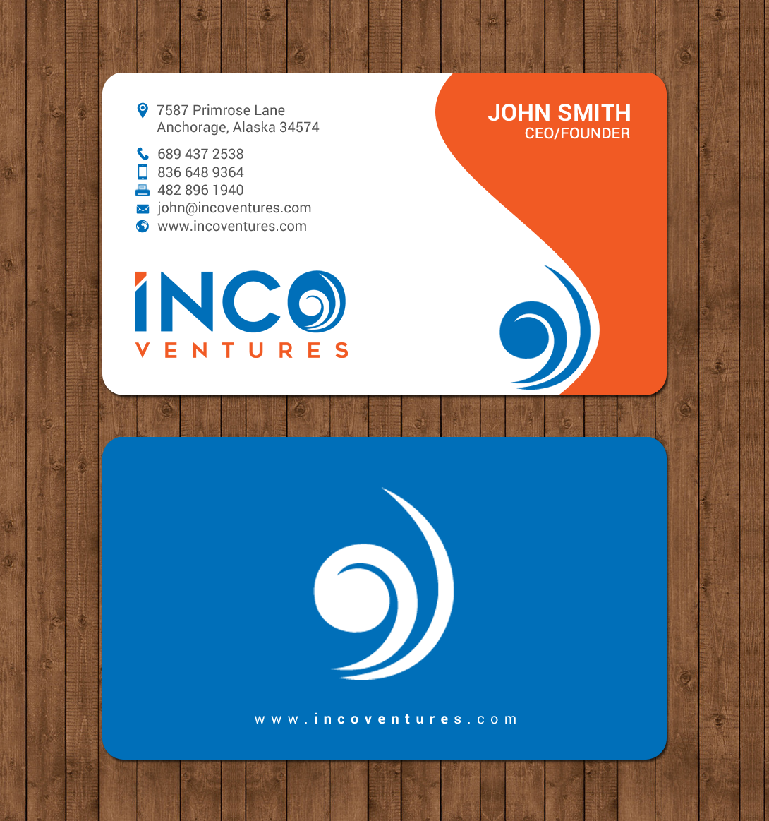 Visitenkarten-Design von chandrayaan.creative für INCO Ventures | Design #20277781