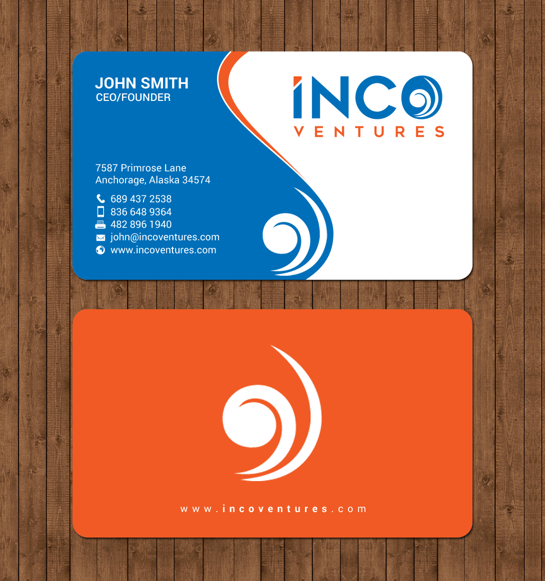 Visitenkarten-Design von chandrayaan.creative für INCO Ventures | Design #20277782