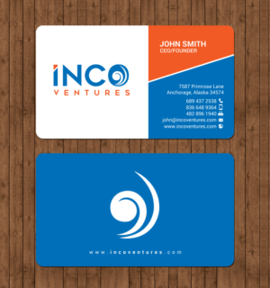 Visitenkarten-Design von chandrayaan.creative für INCO Ventures | Design: #20277784