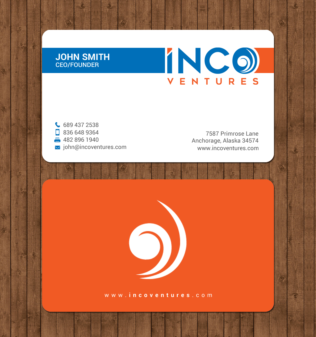 Visitenkarten-Design von chandrayaan.creative für INCO Ventures | Design #20277786