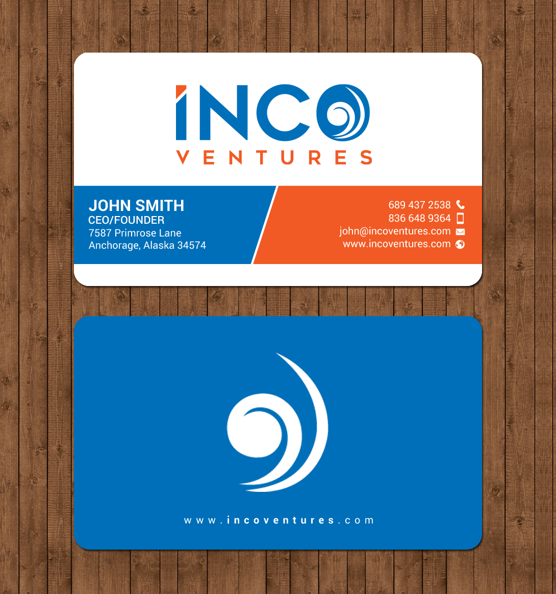 Visitenkarten-Design von chandrayaan.creative für INCO Ventures | Design #20277795