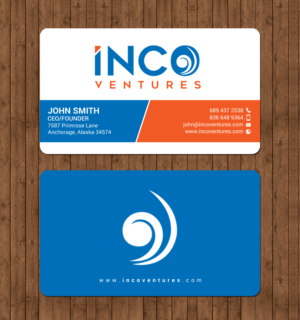 Visitenkarten-Design von chandrayaan.creative für INCO Ventures | Design: #20277795