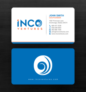Visitenkarten-Design von chandrayaan.creative für INCO Ventures | Design: #20277800
