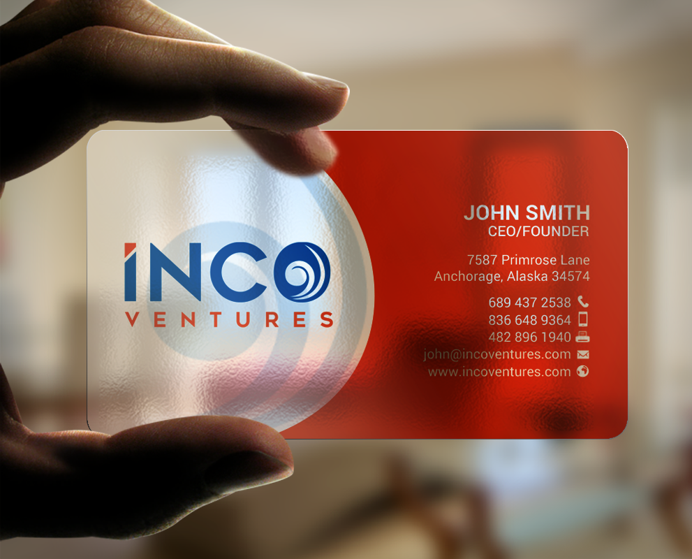 Business Card Design by chandrayaan.creative for INCO Ventures | Design #20278364