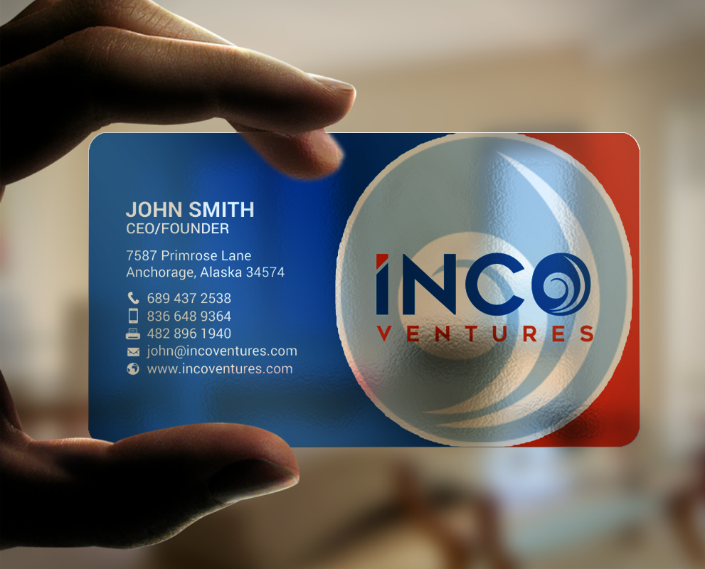 Visitenkarten-Design von chandrayaan.creative für INCO Ventures | Design #20278365