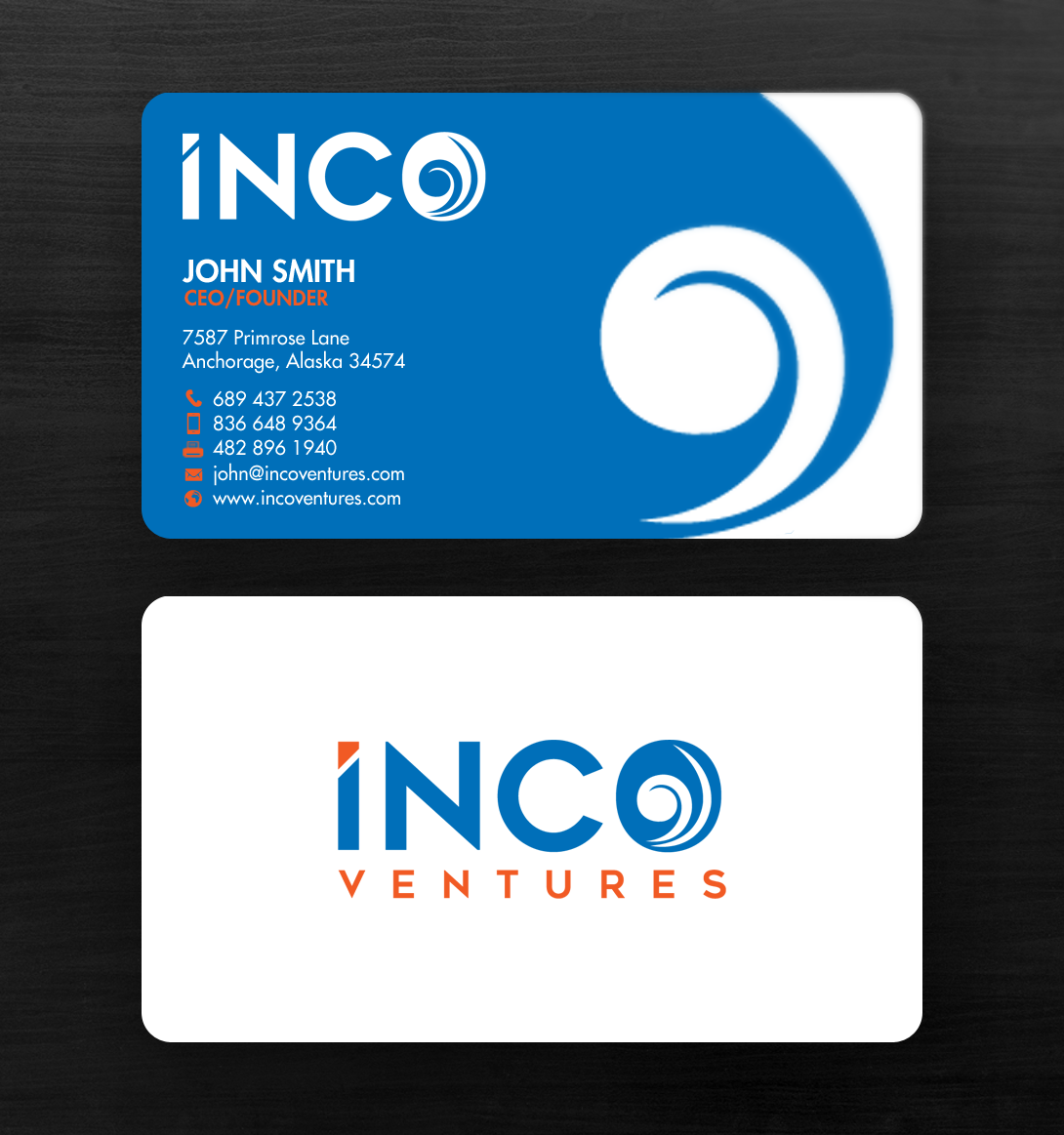 Visitenkarten-Design von chandrayaan.creative für INCO Ventures | Design #20278374