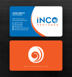 Visitenkarten-Design von chandrayaan.creative für INCO Ventures | Design: #20278377