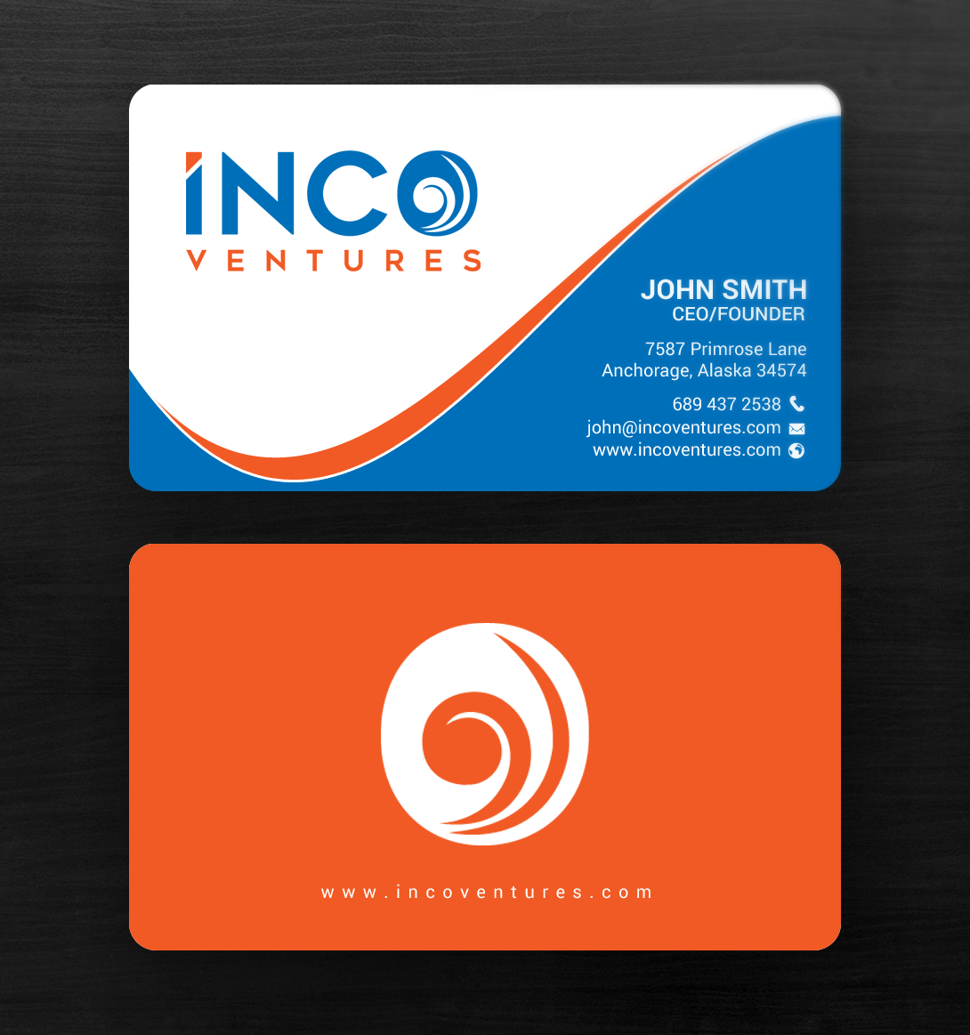 Visitenkarten-Design von chandrayaan.creative für INCO Ventures | Design #20278379