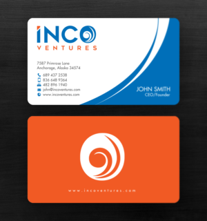 Visitenkarten-Design von chandrayaan.creative für INCO Ventures | Design: #20278382