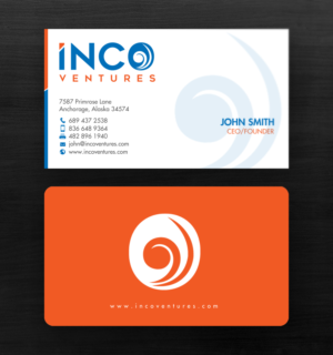 Visitenkarten-Design von chandrayaan.creative für INCO Ventures | Design: #20278386