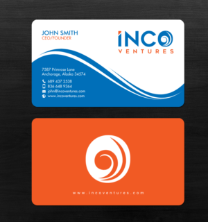 Visitenkarten-Design von chandrayaan.creative für INCO Ventures | Design: #20280977