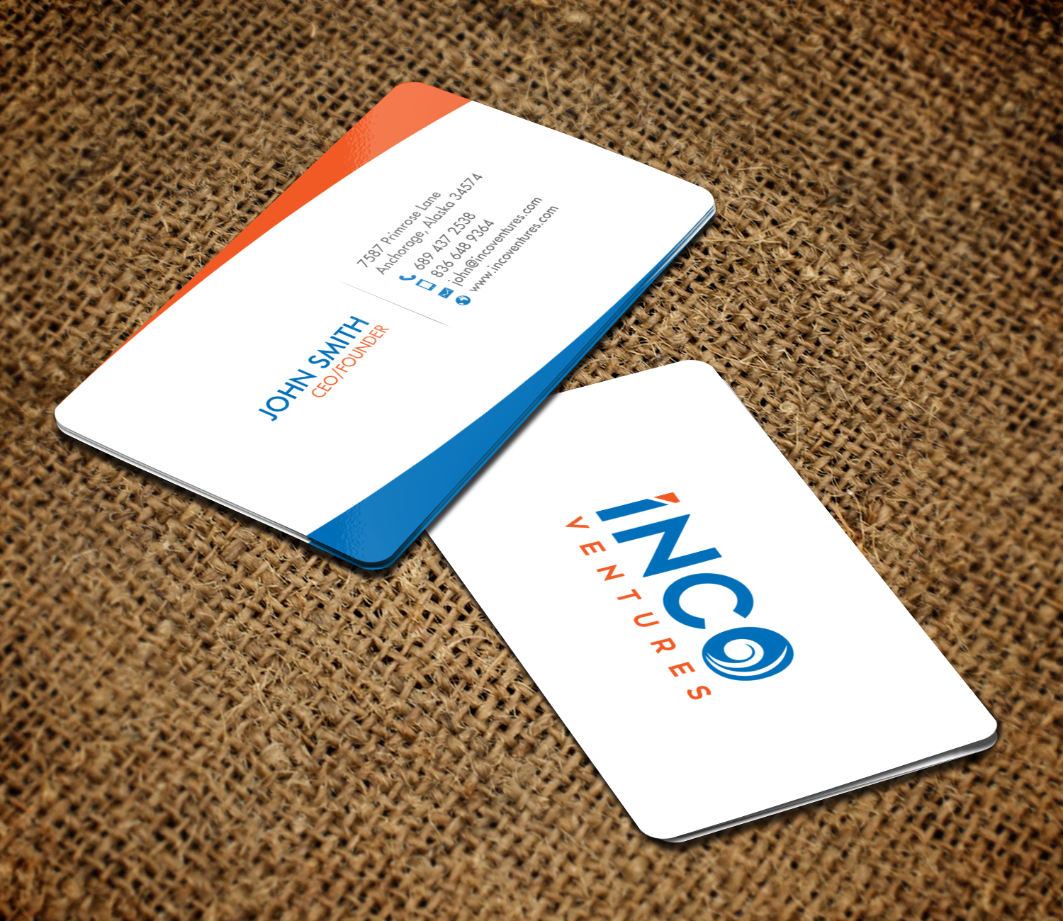 Visitenkarten-Design von chandrayaan.creative für INCO Ventures | Design #20280985