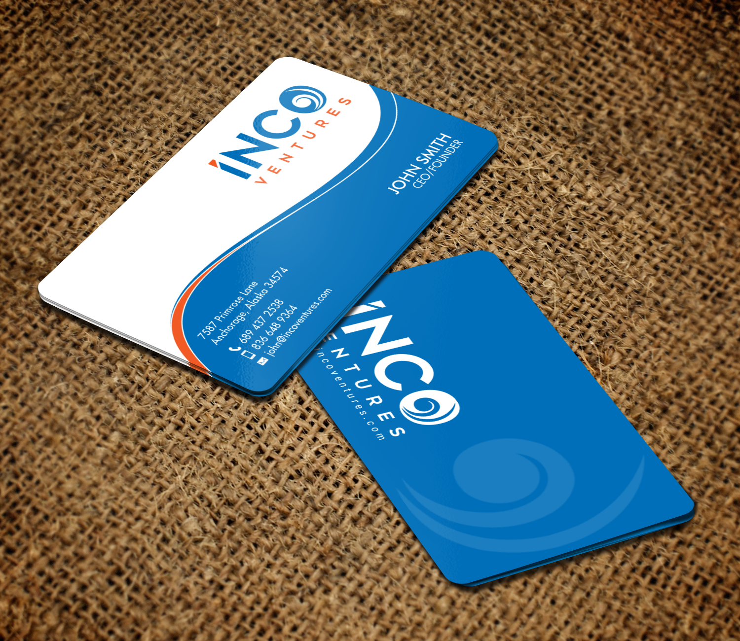 Visitenkarten-Design von chandrayaan.creative für INCO Ventures | Design #20280986