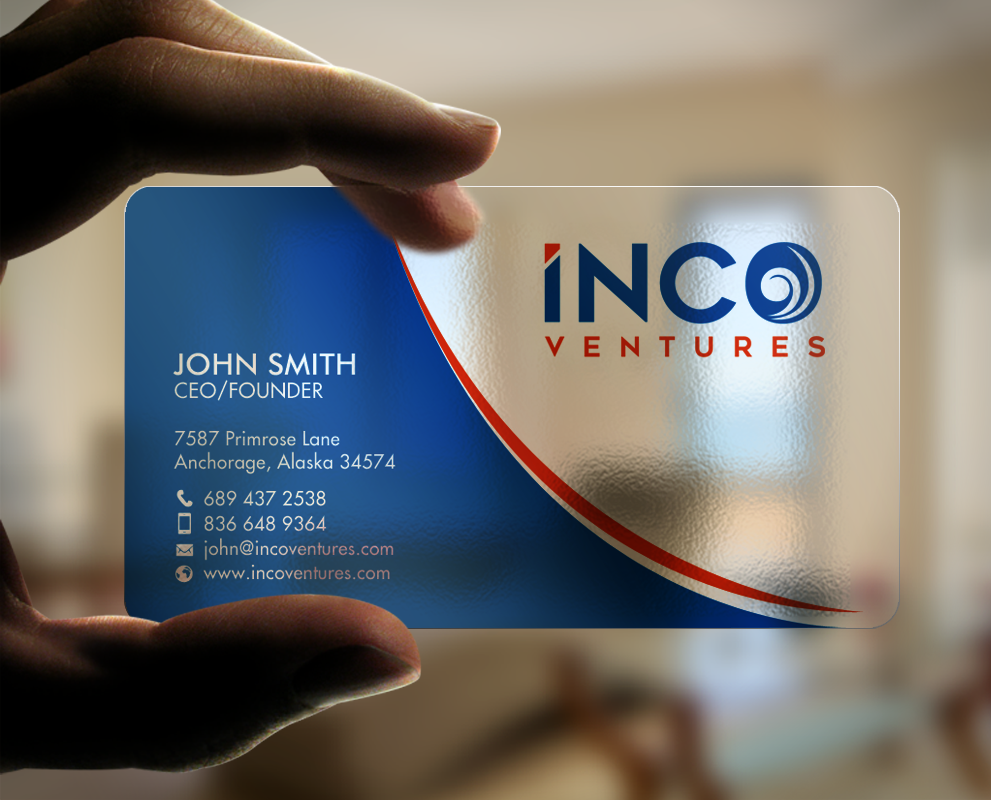 Visitenkarten-Design von chandrayaan.creative für INCO Ventures | Design #20280987