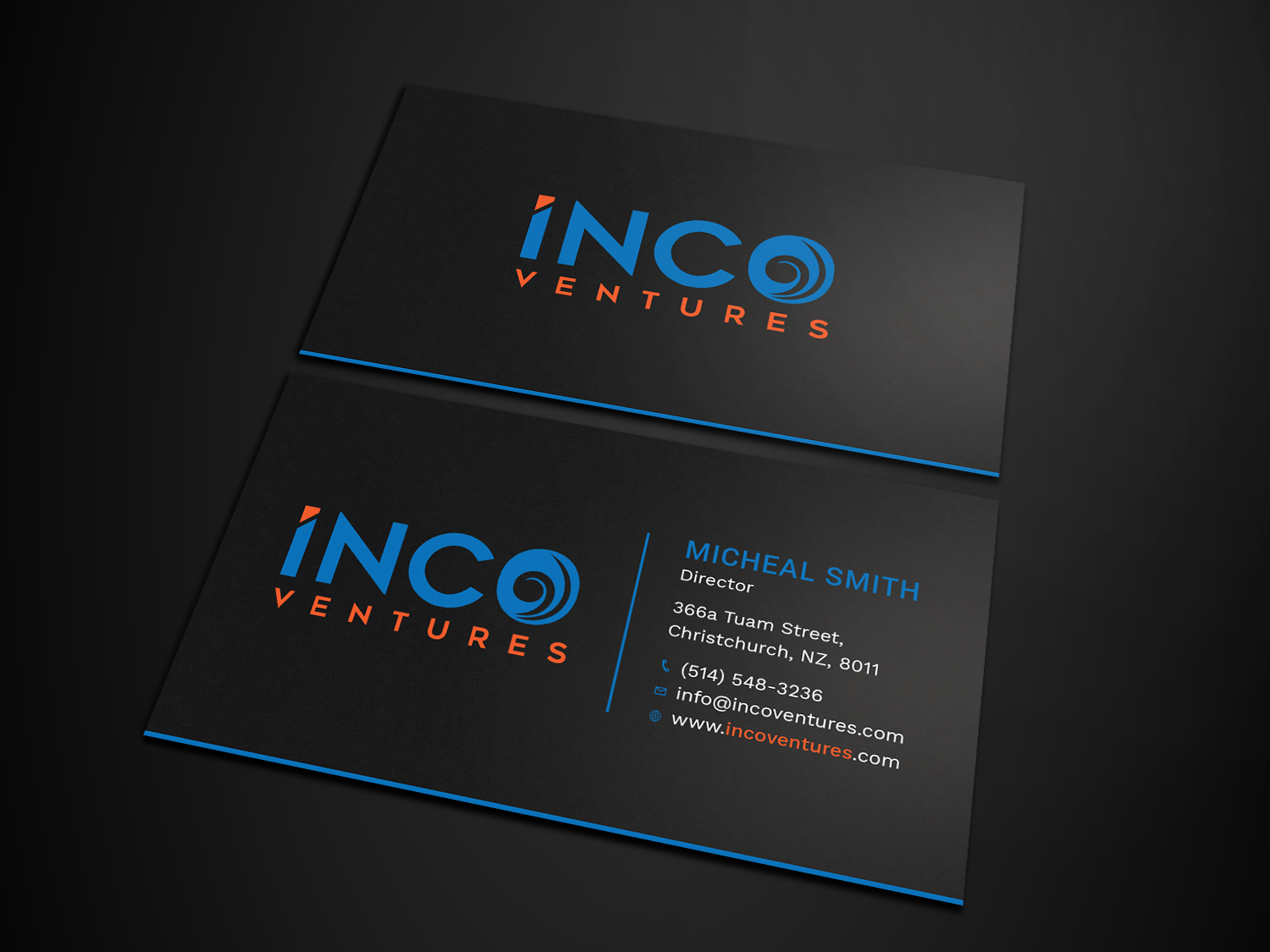 Design de Carte de Visite par Tripti Ranjan Gain pour INCO Ventures | Design #20279478