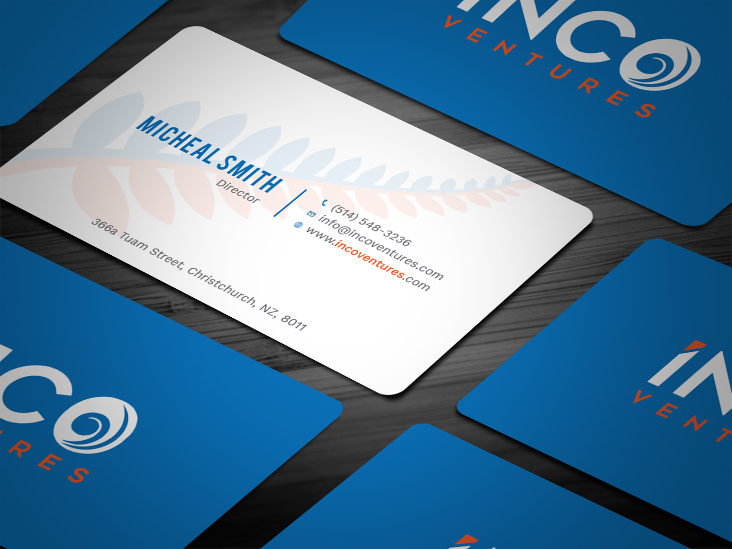 Design de Carte de Visite par Tripti Ranjan Gain pour INCO Ventures | Design #20279490