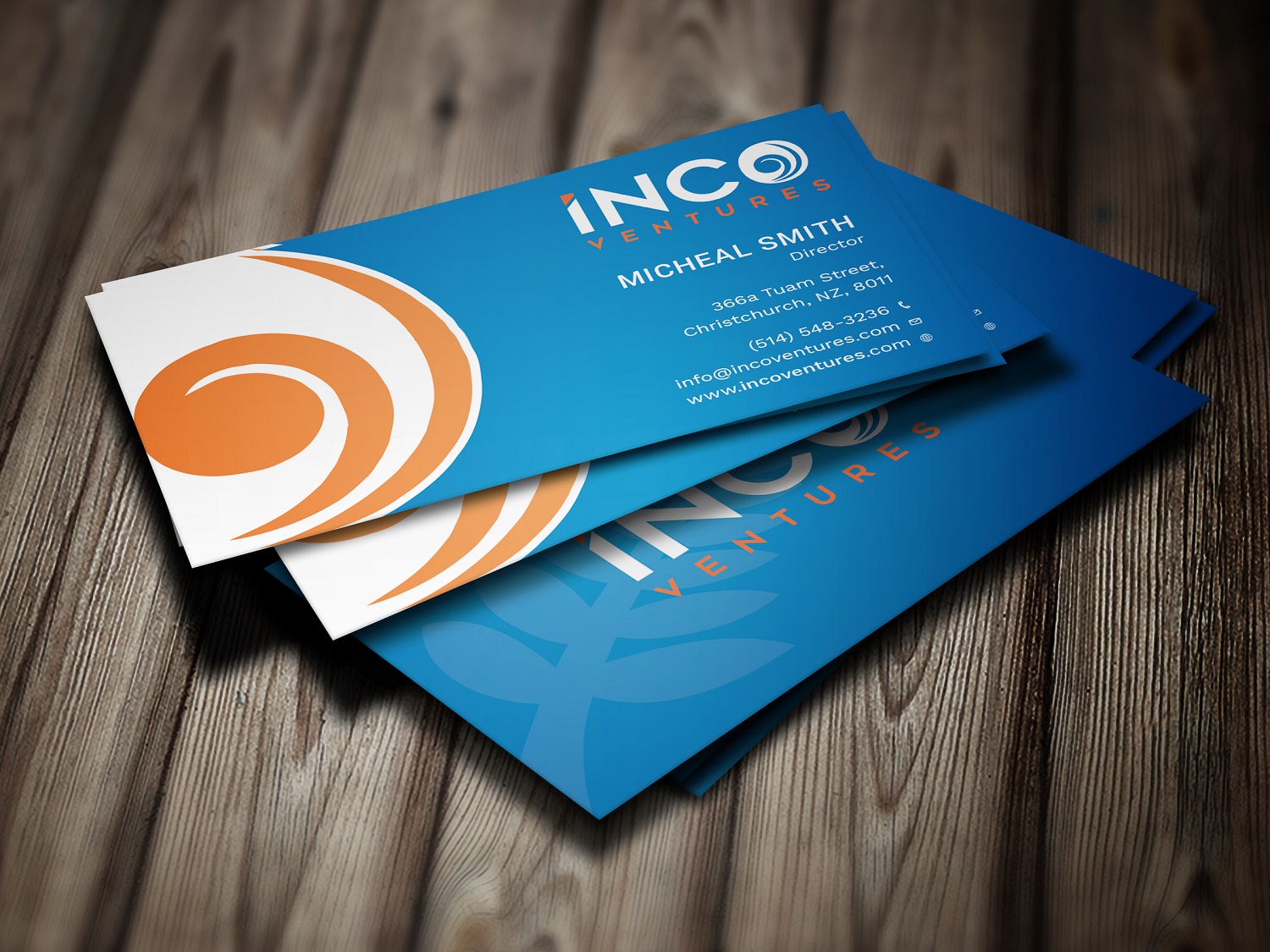 Diseño de Tarjeta de Presentación por Tripti Ranjan Gain para INCO Ventures | Diseño #20279509