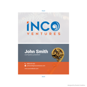 Visitenkarten-Design von Krasimir Gedzhov für INCO Ventures | Design: #20275988