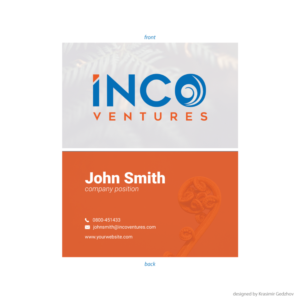 Visitenkarten-Design von Krasimir Gedzhov für INCO Ventures | Design: #20275990