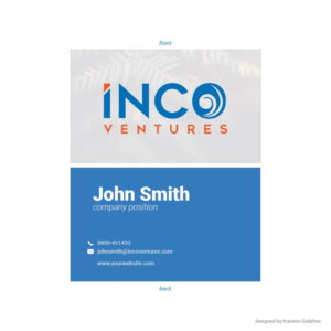 Visitenkarten-Design von Krasimir Gedzhov für INCO Ventures | Design: #20275993