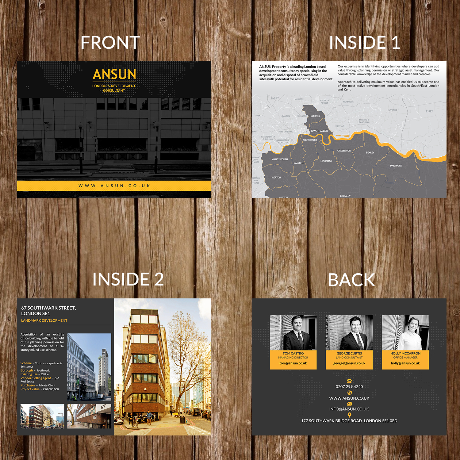 Brochure Design by debdesign for ANSUN Property | Design #20277532