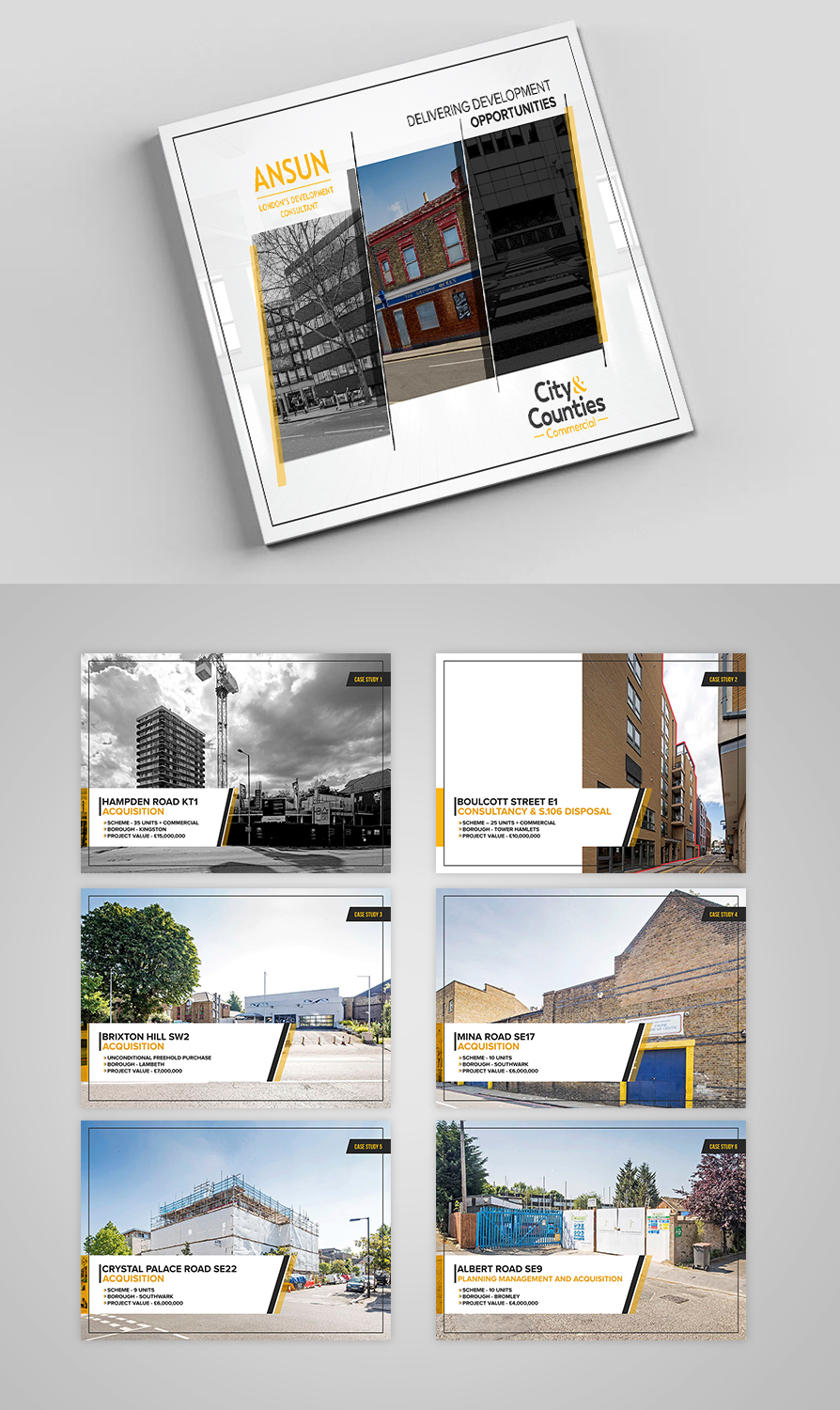 Brochure Design by creative.bugs for ANSUN Property | Design #20280199