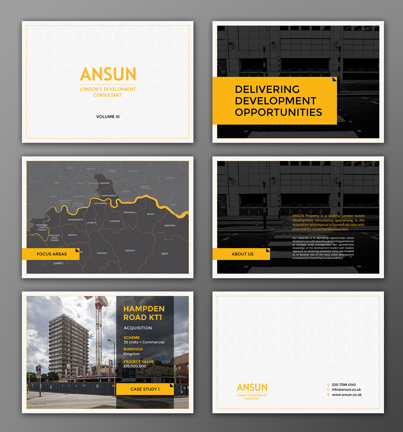 Broschüren-Design von ecorokerz für ANSUN Property | Design #20280805
