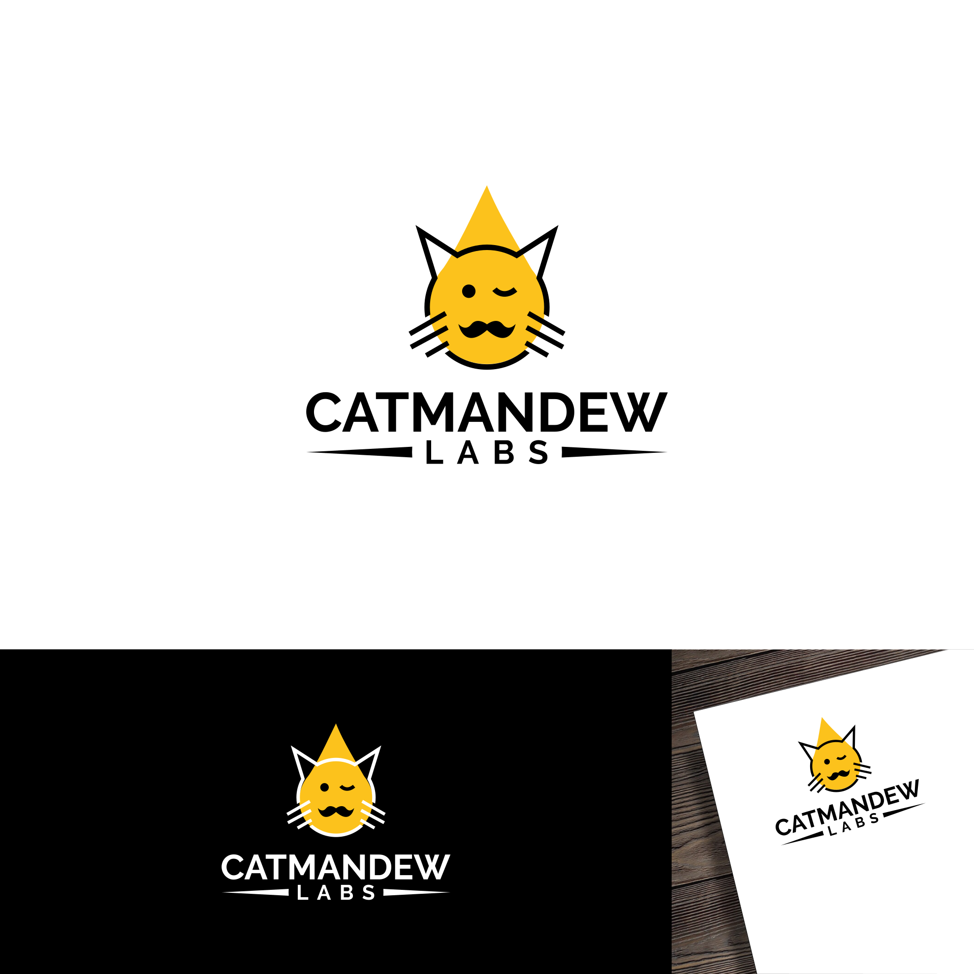 Logo Design by zatsukiki for Catmandew Labs | Design #20464165