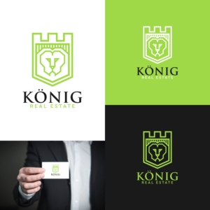 Logo Design by zatsukiki for König Real Estate GmbH  | Design #20321733