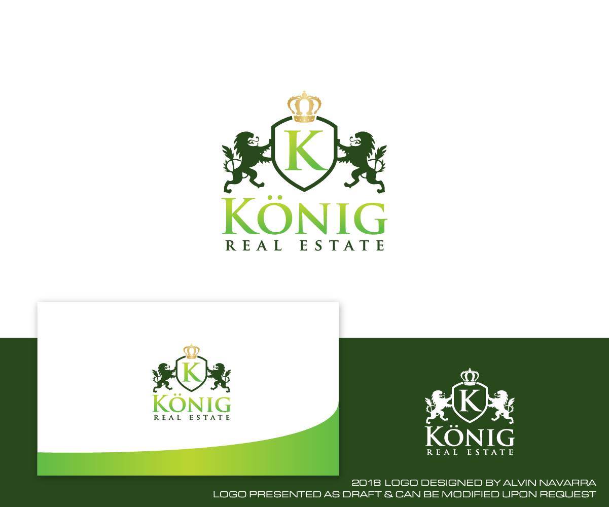 Upmarket, Bold Logo Design for König Real Estate by alvinnavarra Design 20298773