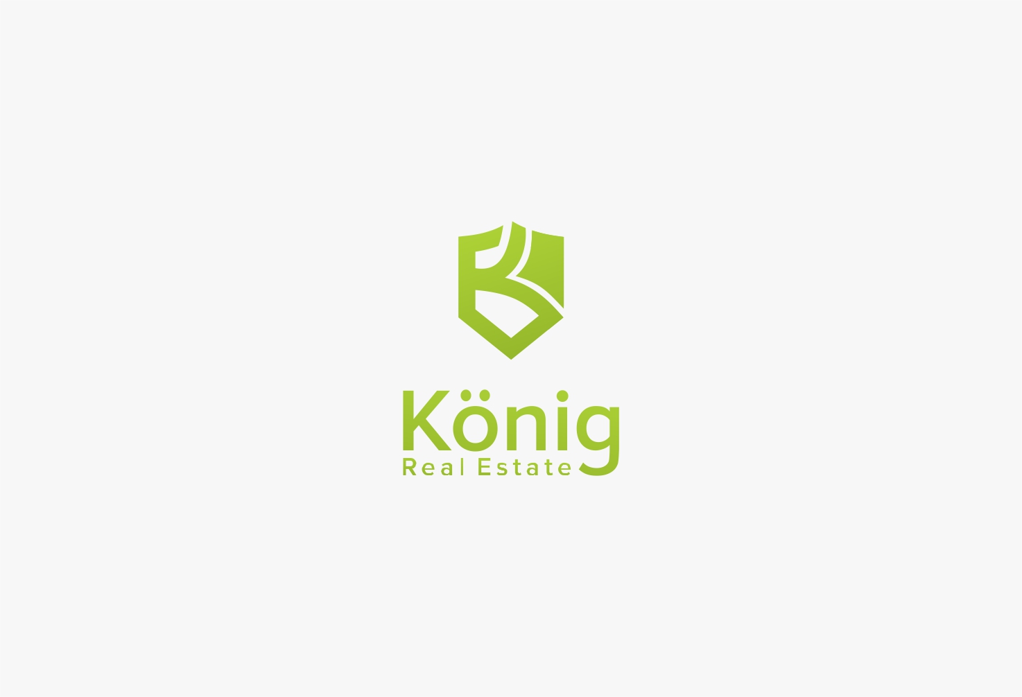 Logo Design by DyzDesign for König Real Estate GmbH  | Design #20298142