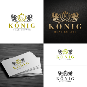 Logo Design by SlashGrid for König Real Estate GmbH  | Design: #20314339