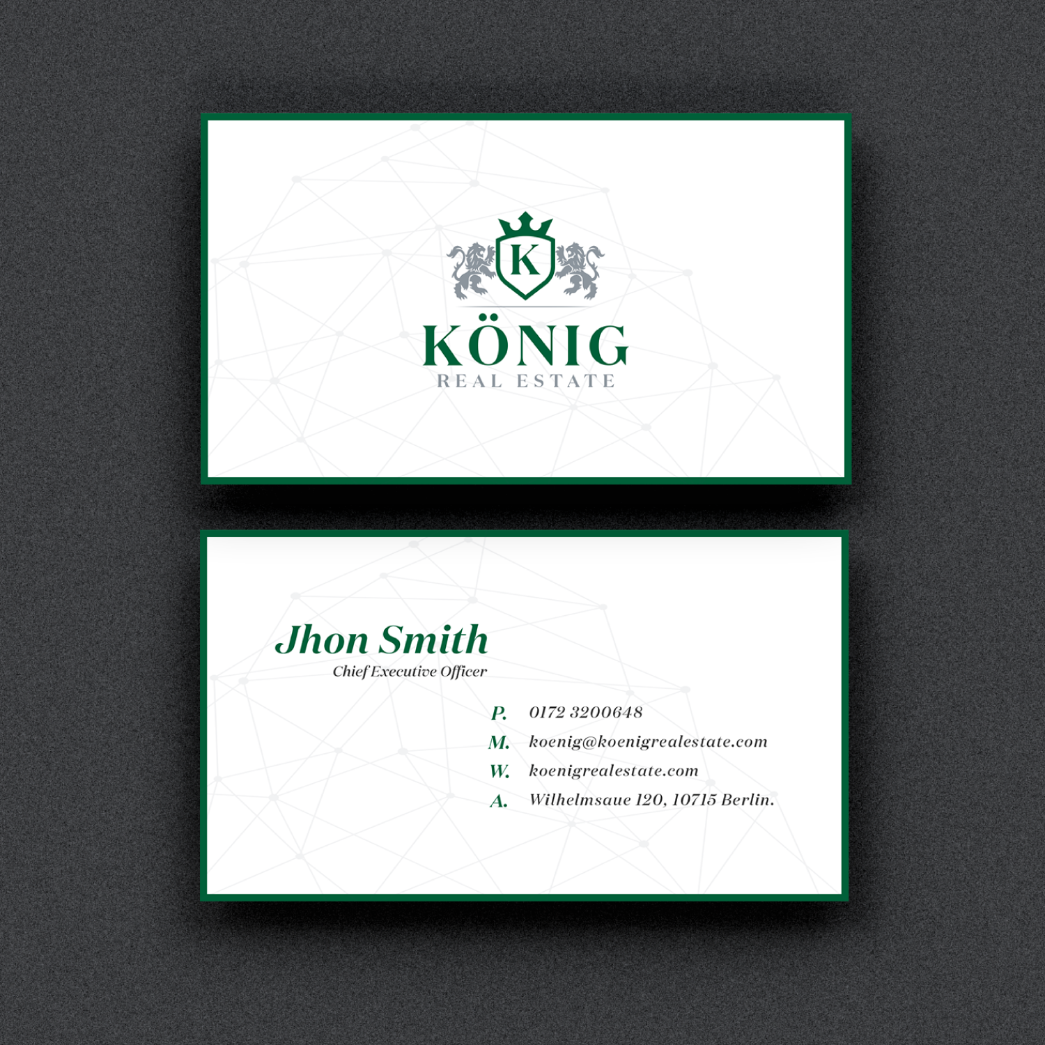 Logo Design by SlashGrid for König Real Estate GmbH  | Design #20333641