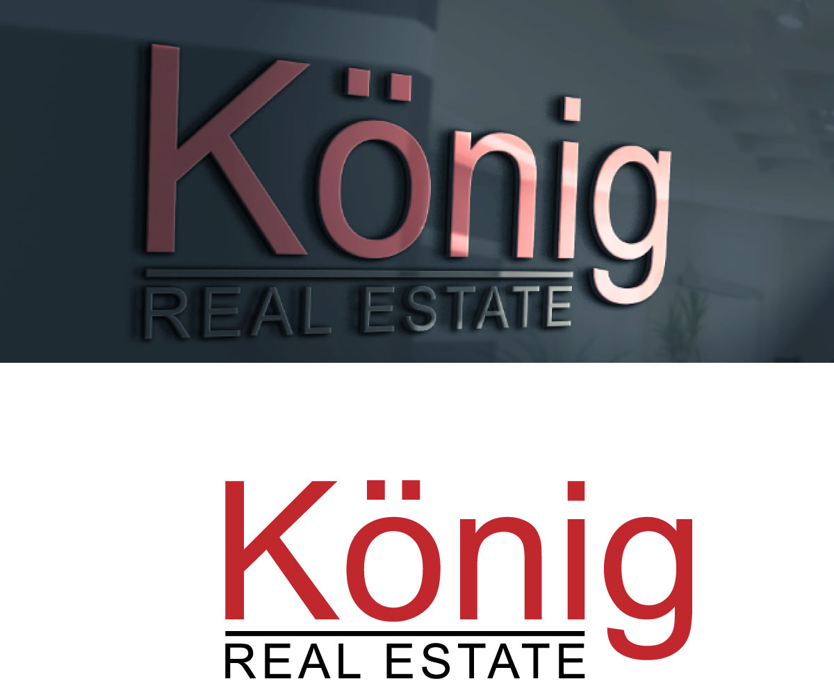 Logo Design by md 22 for König Real Estate GmbH  | Design #20291824