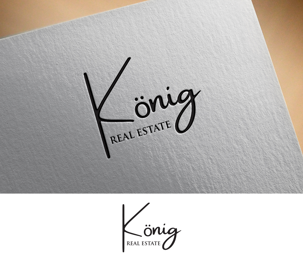 Logo Design by creative king 2 for König Real Estate GmbH  | Design #20310751