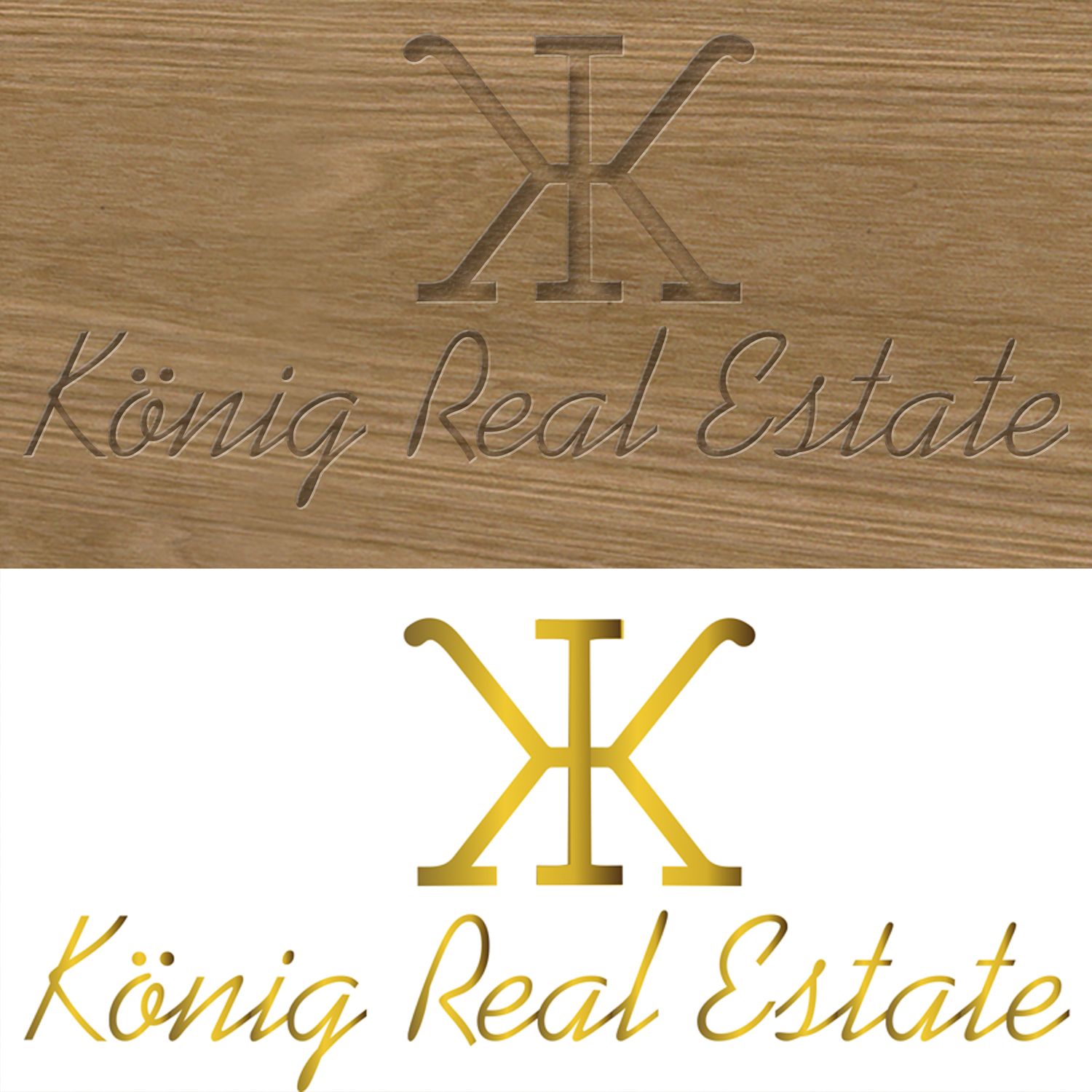 Logo Design by mert güler 2 for König Real Estate GmbH  | Design #20312159