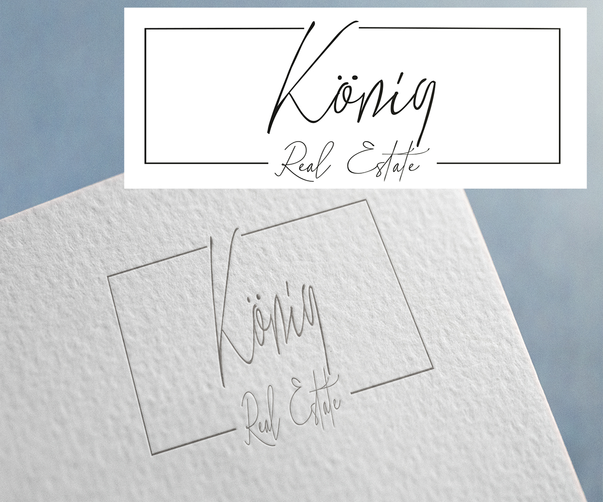 Logo Design by mert güler 2 for König Real Estate GmbH  | Design #20317444