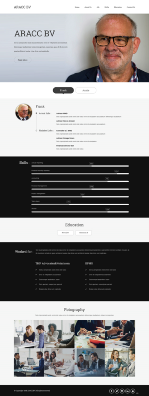 Wordpress Design by pb for this project | Design: #20285789