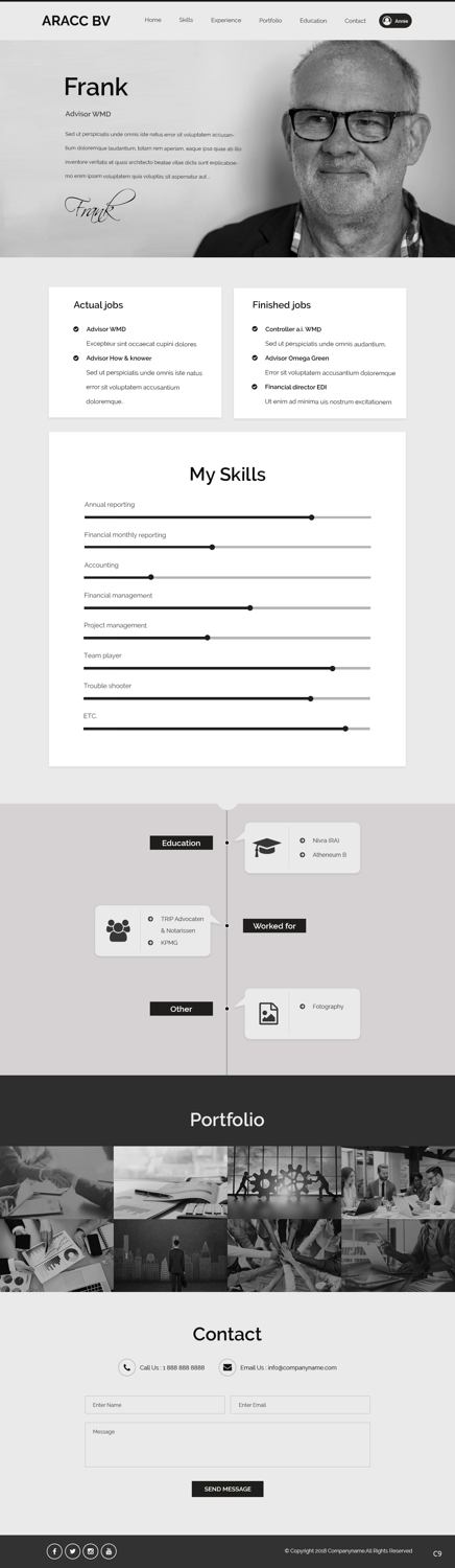 Wordpress Design by pb for this project | Design #20285791