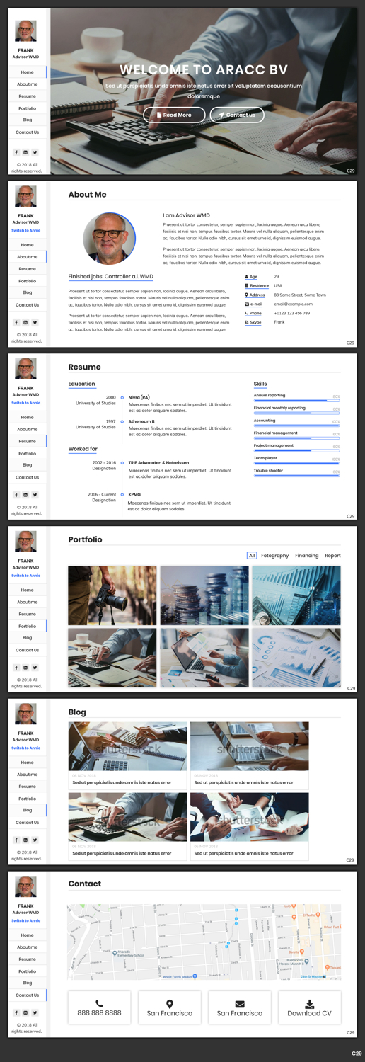 Wordpress Design by pb for this project | Design #20285799