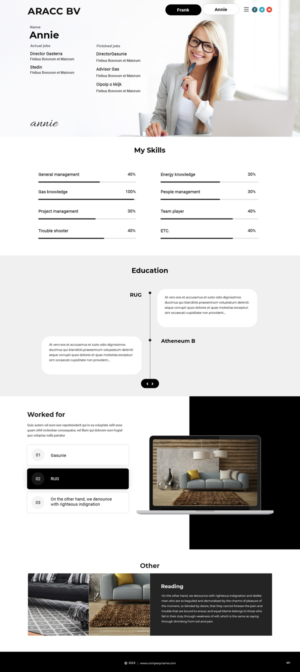 Wordpress Design by pb for this project | Design: #20285801