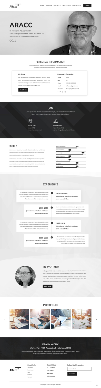 Wordpress Design by pb for this project | Design #20302706