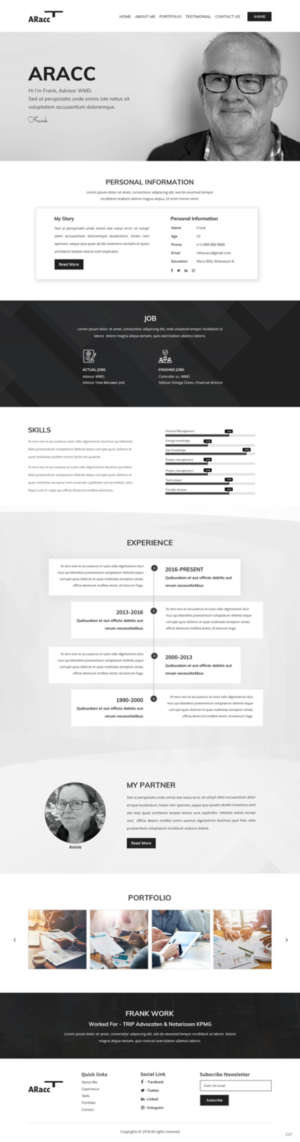 Wordpress Design by pb for this project | Design: #20302706