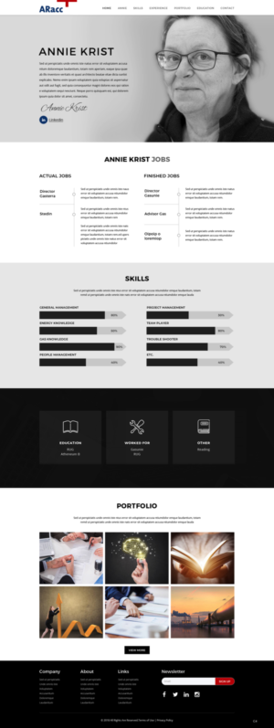 Wordpress Design by pb for this project | Design #20325774