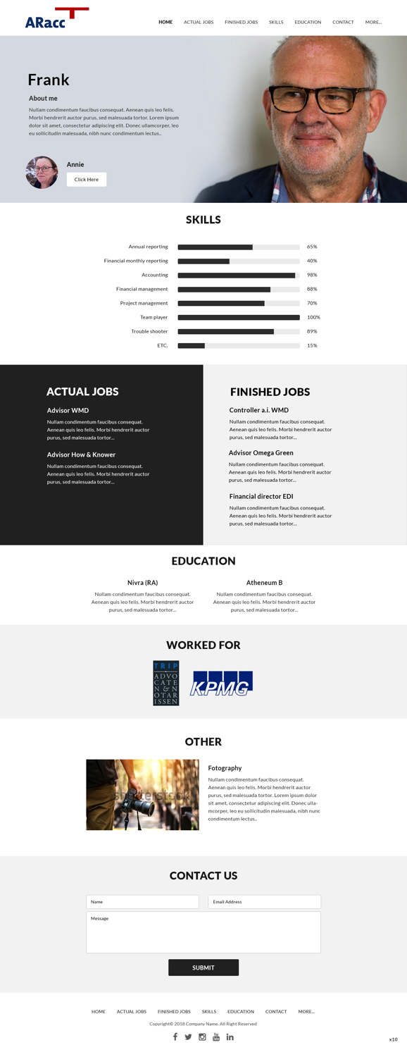 Wordpress Design by pb for this project | Design #20325775