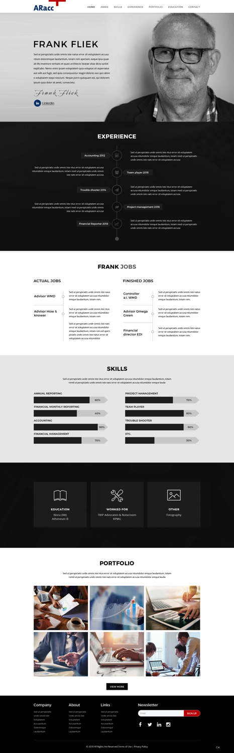 Wordpress Design by pb for this project | Design #20325780