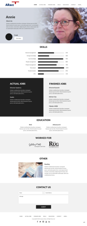 Wordpress Design by pb for this project | Design: #20325781