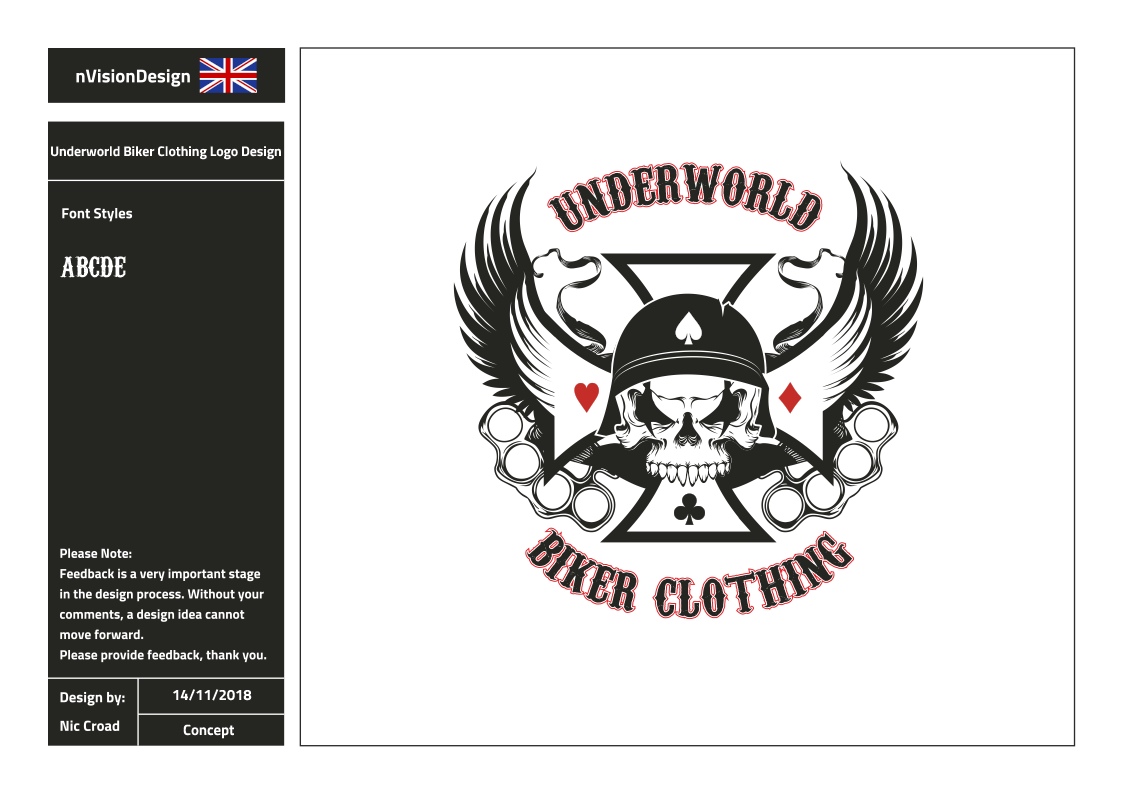 Logo-Design von nvisiondesign.co.uk für Custom Bike Shop | Design #20279448