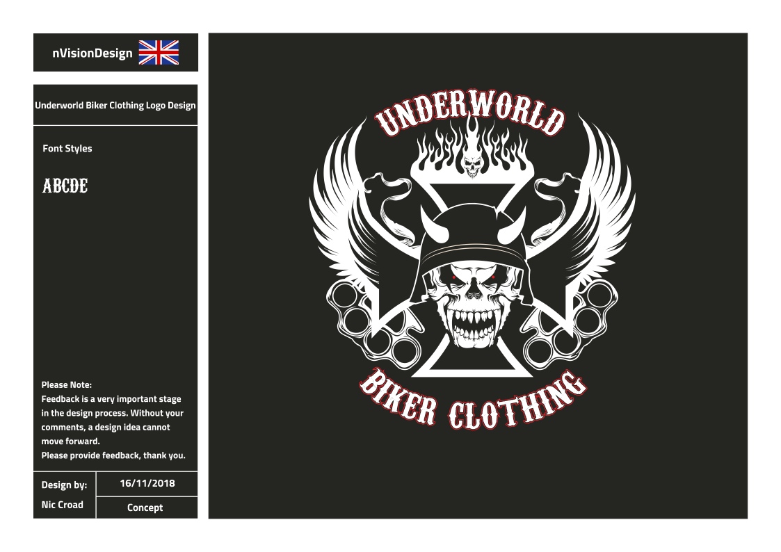 Logo-Design von nvisiondesign.co.uk für Custom Bike Shop | Design #20300383