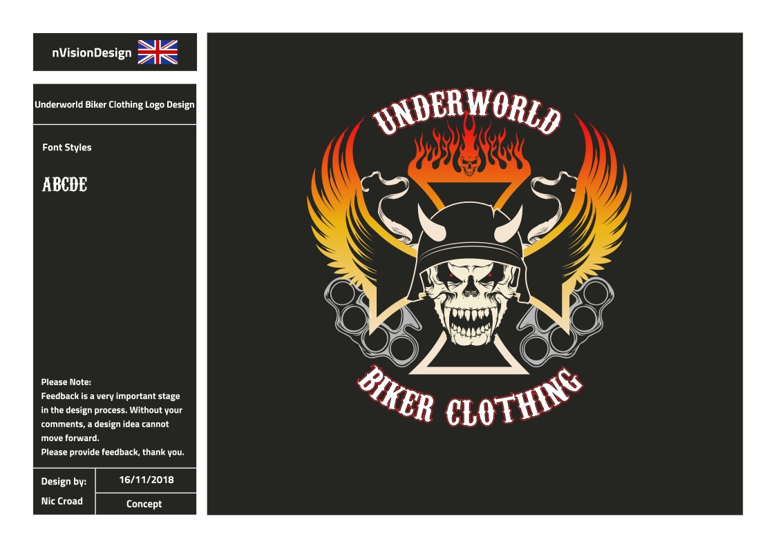 Logo-Design von nvisiondesign.co.uk für Custom Bike Shop | Design #20300385